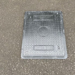 Lightweight Composite Manhole Cover 450 x 600mm Clear Opening Load Rated to B125  CC4560B125  